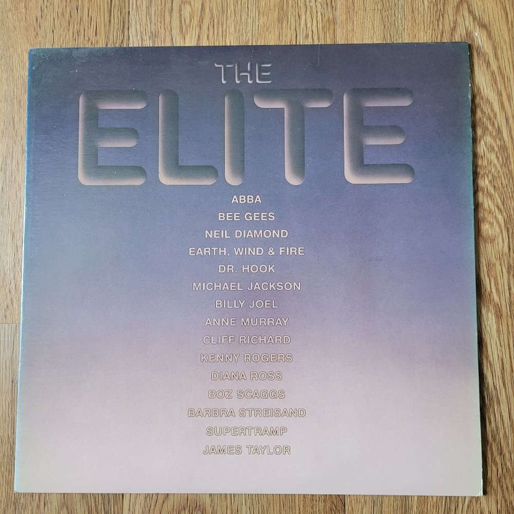 Vtg 1981 Vinyl The Elite LP Record